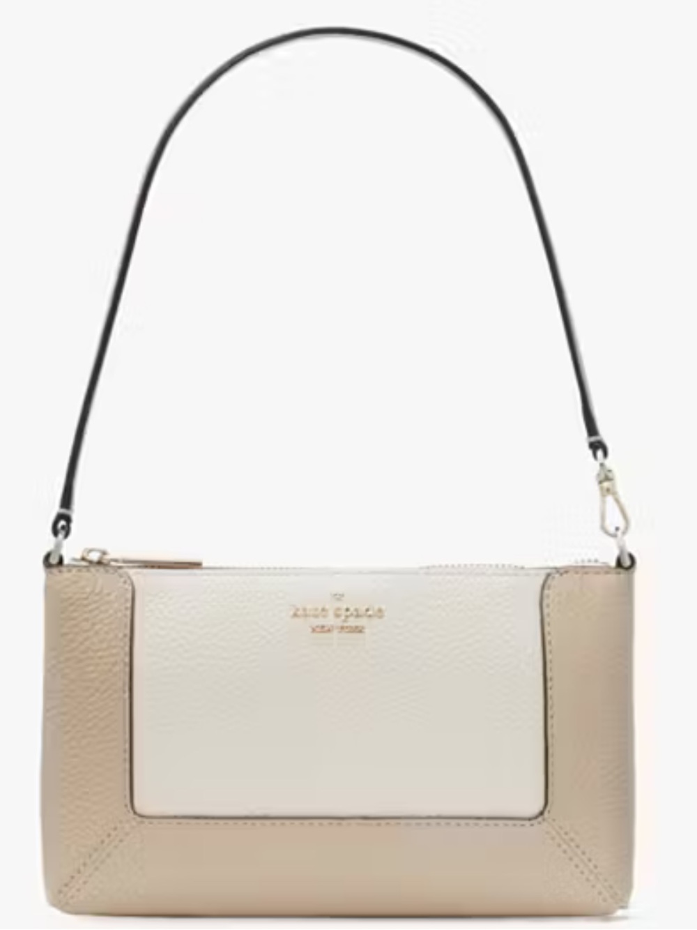 MWT kate spade Lena set Beige and Cream Leather Bag and matching card holder - Picture 1 of 3